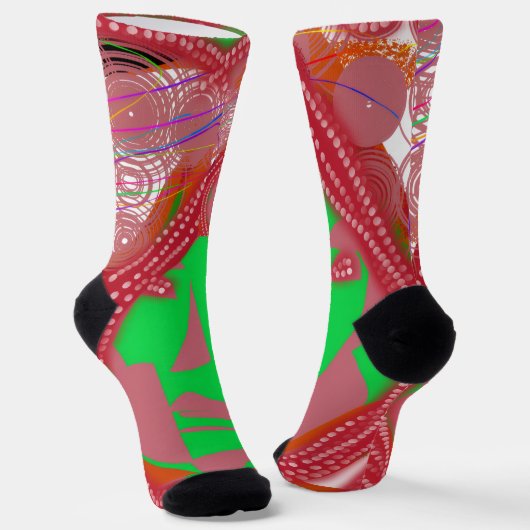 Clown Steampunk Socken (Gewinkelt)