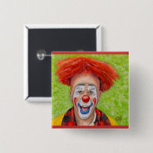 Clown Steven Daniel Copeland Button (Vorne & Hinten)