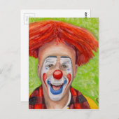 Clown Steven Daniel Copeland Postkarte (Vorne/Hinten)