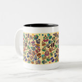 Clown-Tasse Zweifarbige Tasse (Vorderseite Links)