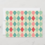 Clown Theme Girls Geburtstagsparty Einladung (Rückseite)