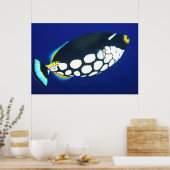 Clown-Trigger in Blau Poster (Küche)