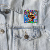 Clown Troubadour Button (Beispiel)