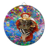 Clown Troubadour Dartscheibe (vorne)