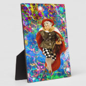 Clown Troubadour Plaque Fotoplatte (Seite)