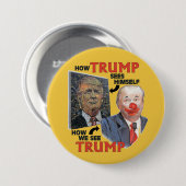 Clown Trump Button (Vorne & Hinten)
