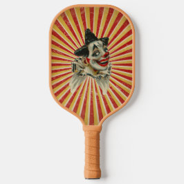 Clown um den französischen Bigtop Clown Pickleball Schläger