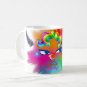 Clown und schöne Farben Kaffeetasse (Vorderseite Links)