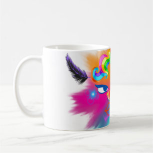 Clown und schöne Farben Kaffeetasse