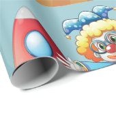 Clown und Spielwaren-Packpapier Geschenkpapier (Rolleneckpunkt)