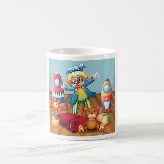 Clown und Spielzeug-Tasse Kaffeetasse