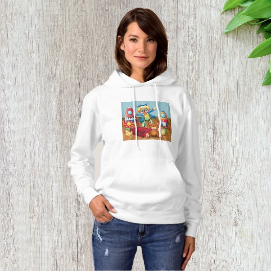 Clown und Spielzeug Womens Hoodie