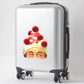 Clown - Vintage Viktorianische Maske Aufkleber (Koffer)