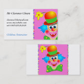 Clown Visitenkarte (Vorne/Hinten)