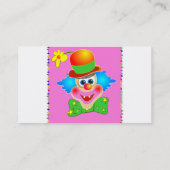 Clown Visitenkarte (Rückseite)