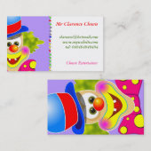 Clown Visitenkarte (Vorne/Hinten)