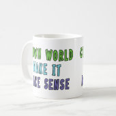 Clown Welt Kaffeetasse (Vorderseite Links)