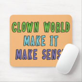Clown Welt  Mousepad (Mit Mouse)
