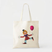 Clown With A Balloon Tote Bag Tragetasche (Vorne)