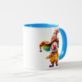 Clown Witze macht Spaß. Tasse (VorderseiteRechts)