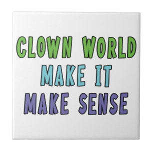 Clown World Keramikfliese