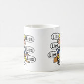 Clown World Lies Kaffeetasse (Mittel)