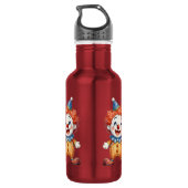 Clown-Zirkus-Humor Edelstahlflasche (Rückseite)