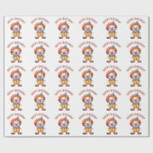 Clown-Zirkus-Humor Geschenkpapier (Flach)