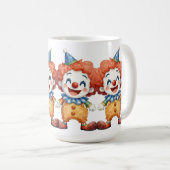 Clown-Zirkus-Humor Kaffeetasse (VorderseiteRechts)