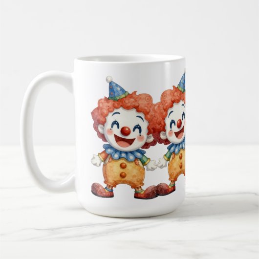 Clown-Zirkus-Humor Kaffeetasse (Links)