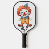 Clown-Zirkus-Humor Pickleball Schläger (Rückseite)