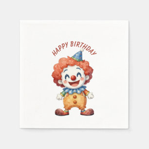 Clown-Zirkus-Humor Serviette