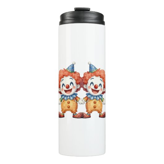 Clown-Zirkus-Humor Thermosbecher (Vorderseite)