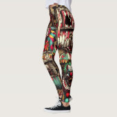 Clown Zombie Halloween Leggings (Links)