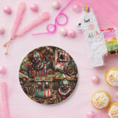 Clown Zombie Halloween Pappteller (Party)