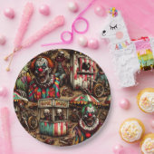 Clown Zombie Halloween Pappteller (Party)