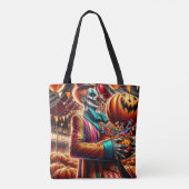 Clown Zombie Halloween Tasche (Rückseite)