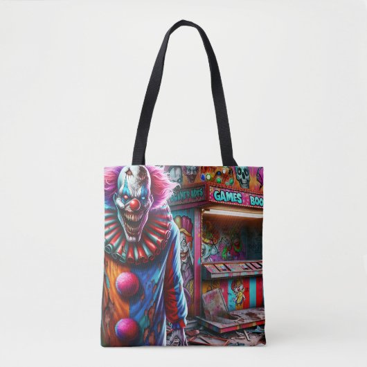 Clown Zombie Halloween Tasche (Vorderseite)