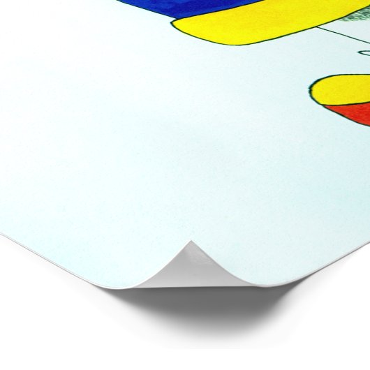 Clownbär Poster (Ecke)