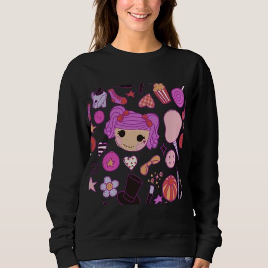 clowncore circus doll sweatshirt (Vorderseite)