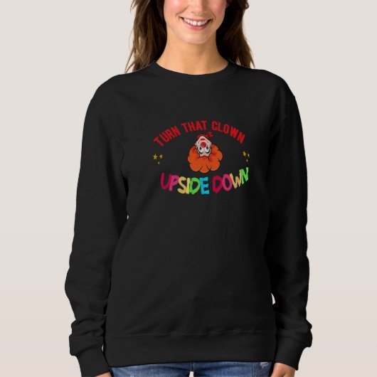 Clowncore Circus Funny Clown Sweatshirt (Vorderseite)