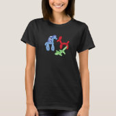 Clowncore Clown Balloon Animals T-Shirt (Vorderseite)