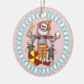 Clowndekorationen der Sockeln Keramik Ornament (Links)