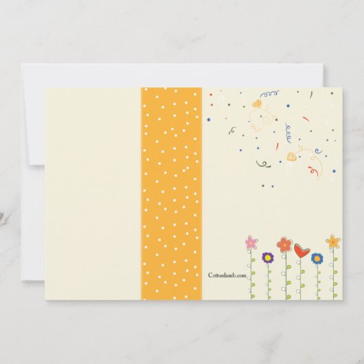 Clowneinladung Einladung (Rückseite)