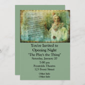 Clowner und Song Sheet Einladung (Vorne/Hinten)