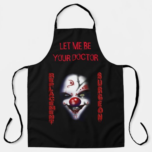 Clownersatzchirurg Schürze (Vorderseite)