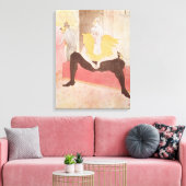 Clowness Cha-U-Kao Sitzplatz, 1896 Leinwanddruck (Insitu (Wohnzimmer))