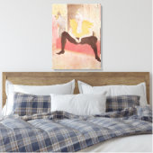 Clowness Cha-U-Kao Sitzplatz, 1896 Leinwanddruck (Insitu (Schlafzimmer))