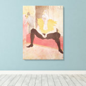 Clowness Cha-U-Kao Sitzplatz, 1896 Leinwanddruck (Insitu (Holzboden))