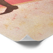 Clowness Cha-U-Kao Sitzplatz, 1896 Poster (Ecke)